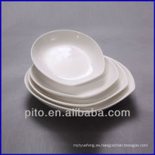 Platos de ensalada de fábrica de porcelana de P &amp; T, placa profunda